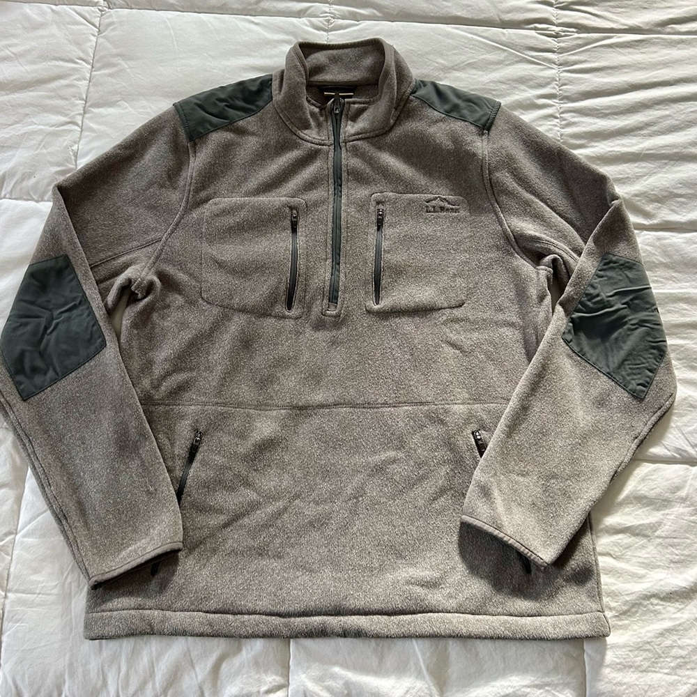 L.L. Bean Men’s Sweater Fleece Half-Zip Pullover